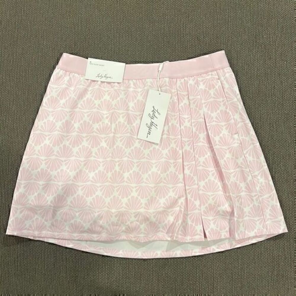 NWT Lady Hagen Pink Side Pleat Golf Skort Size M
